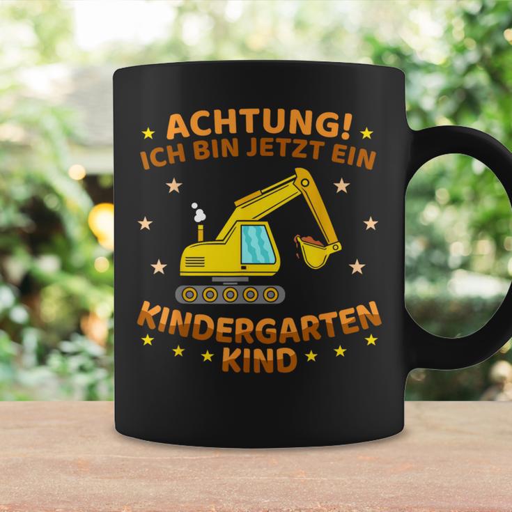 Ich Bin Jetzt Ein Kindergartenkind Excavator Kindergarten Start Tassen Geschenkideen