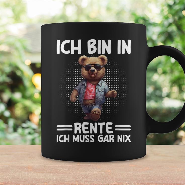 Ich Bin In Rente Ich Muss Gar Nix Rentner Teddy Bear Tassen Geschenkideen