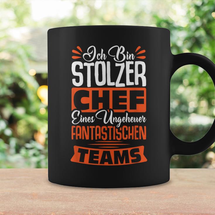 Ich Bin Stolzer Chef Einer Ungeheuer Fantastischen Teams S Tassen Geschenkideen