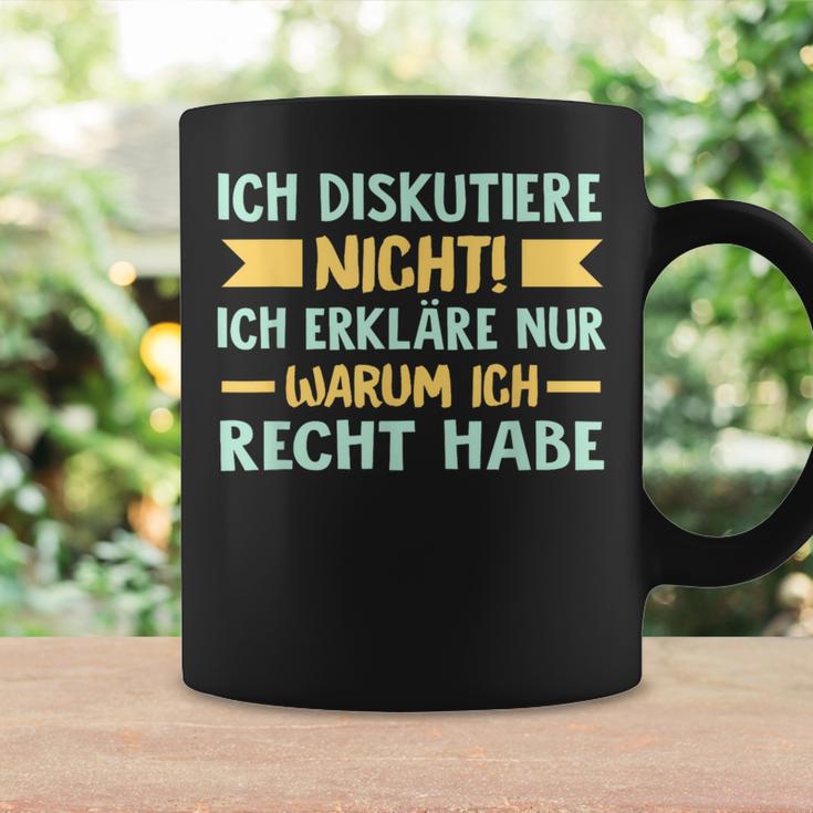 Ich Diskutiere Nicht Ich Erkläre Nur Warum Ich Right German Tassen Geschenkideen