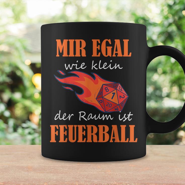 Ich Egal Wie Klein Der Raum Ist Feuerball Rollenspiel Zauber German Tassen Geschenkideen