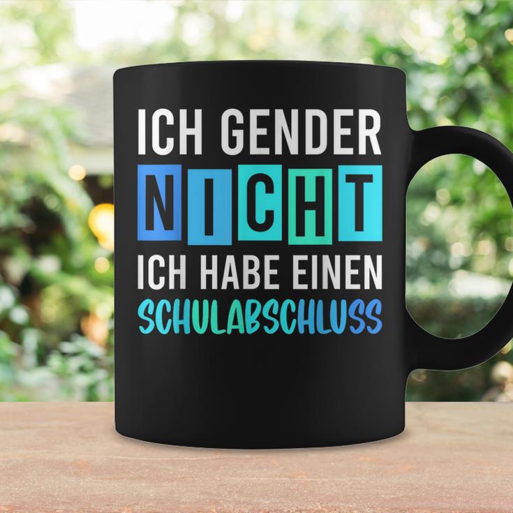 Ich Gender Nicht Ich Habe Einen Schulabschluss Blue Tassen Geschenkideen