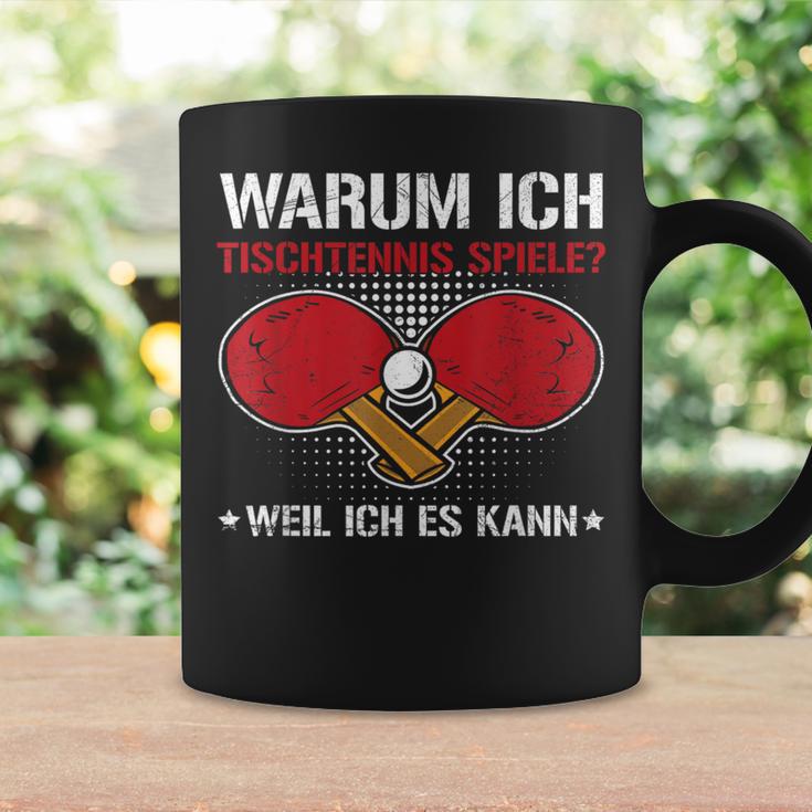 Ich Spiele Table Tennis Weil Ich Es Kann Table Tennis Player Tassen Geschenkideen