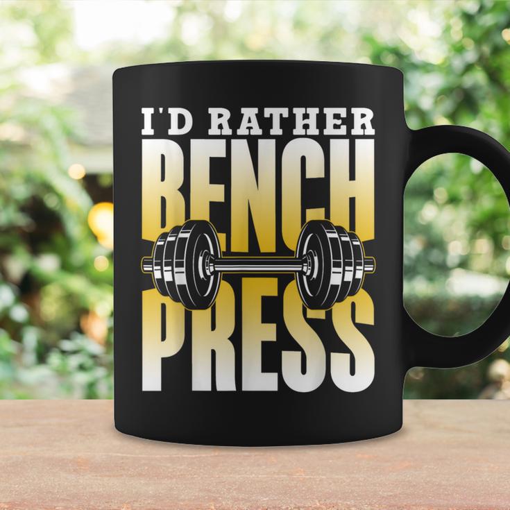 Ich Würde Lieber Bench Press Tassen Geschenkideen