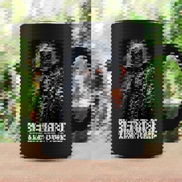 I'm Afraid Of Talking To Cringe Skeleton Tazze Ideas de regalos