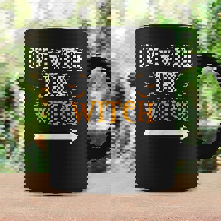 I'm With The Witch Halloween Couples Costume Coffee Mug Gifts ideas