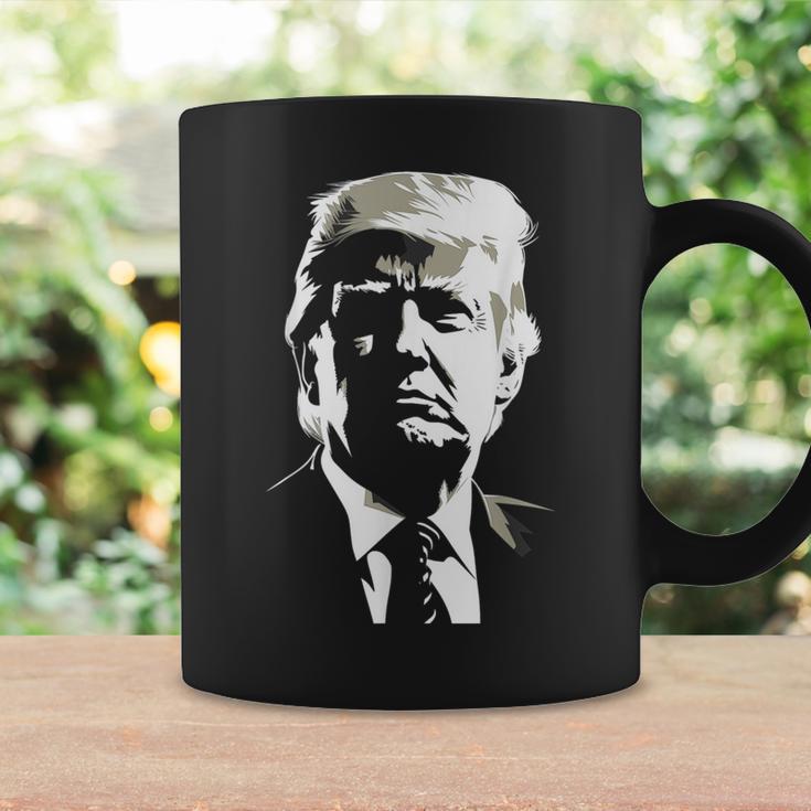 Imagen De La Cabeza Del Presidente Trump Usa 2024Otación Elección Us Maga Taza de café Ideas de regalos