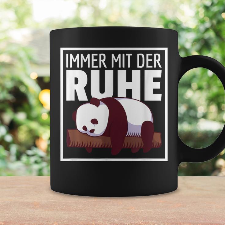 Immer Mit Der Ruhe Lustige Pandabär Sprüche Tassen Geschenkideen