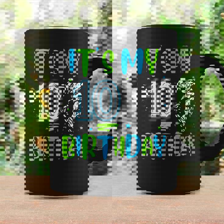 It's My 10Th Birthday Scooter Skating 10 Year Old Birthday Coffee Mug Gifts ideas
