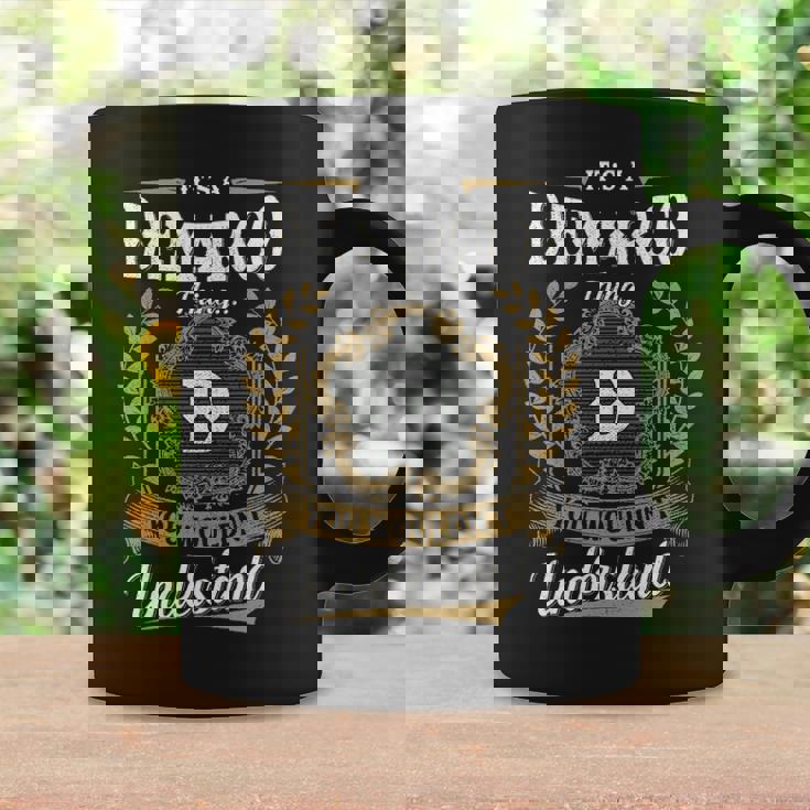 It's A Demarco Thing You Wouldn't Understand Personalized Last Name Demarco Family Crest Coat Of Arm Coffee Mug Gifts ideas