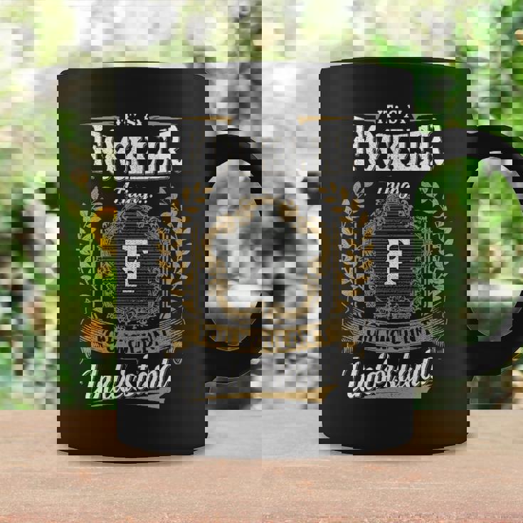 It's A Fockler Thing You Wouldn't Understand Personalized Last Name Fockler Family Crest Coat Of Arm Coffee Mug Gifts ideas