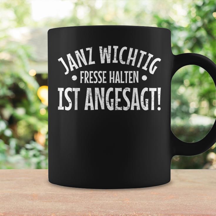 Janz Wichtigfresse Halten Ist Angesagt Tassen Geschenkideen