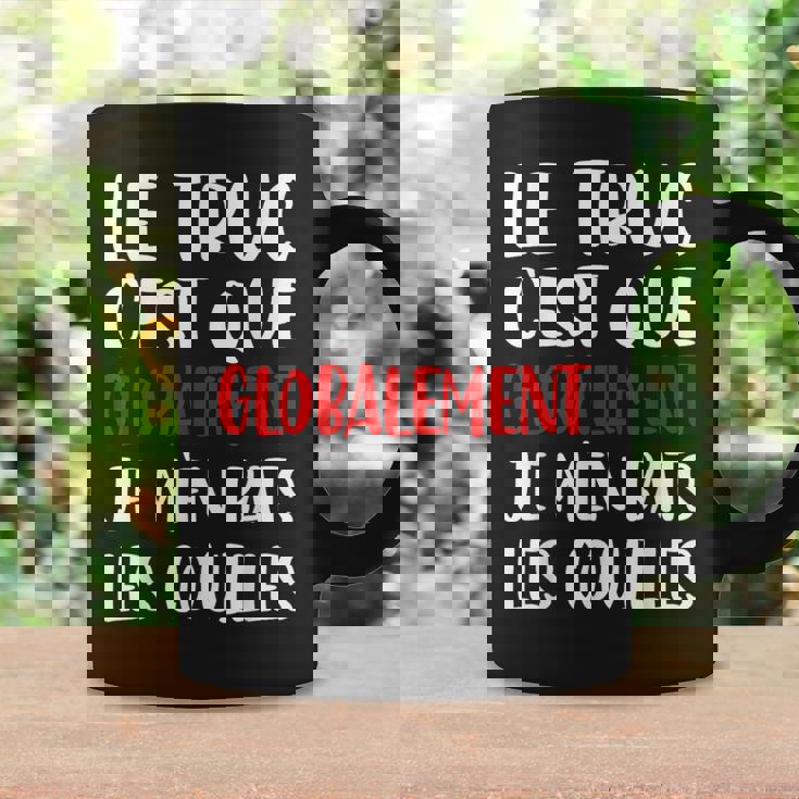 Je M'en Bats Couilles Cadeau Drôle Hommes Tasse Idées cadeaux