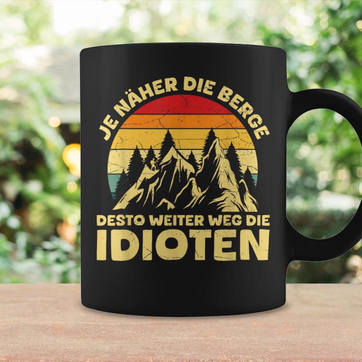 Je Näher Die Berge Desto Weiter Weg Idioten Berglandschaft Tassen Geschenkideen