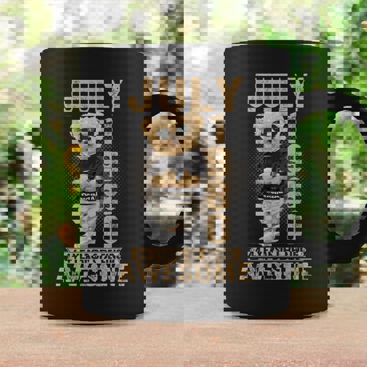July 44Th Birthday 1980 Awesome Teddy Bear Coffee Mug Gifts ideas