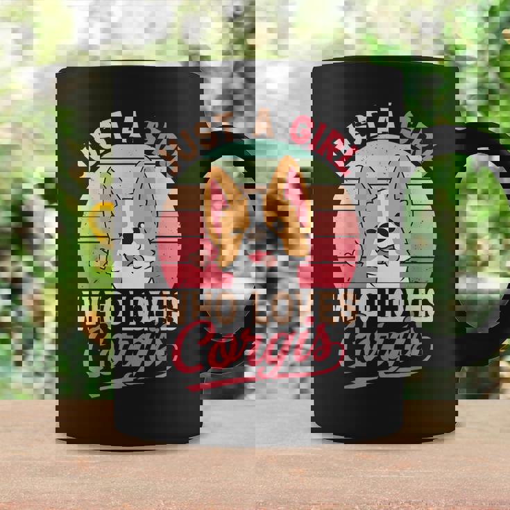 Just A Girl Who Loves Corgis Cute Corgi Dog Girl Coffee Mug Gifts ideas