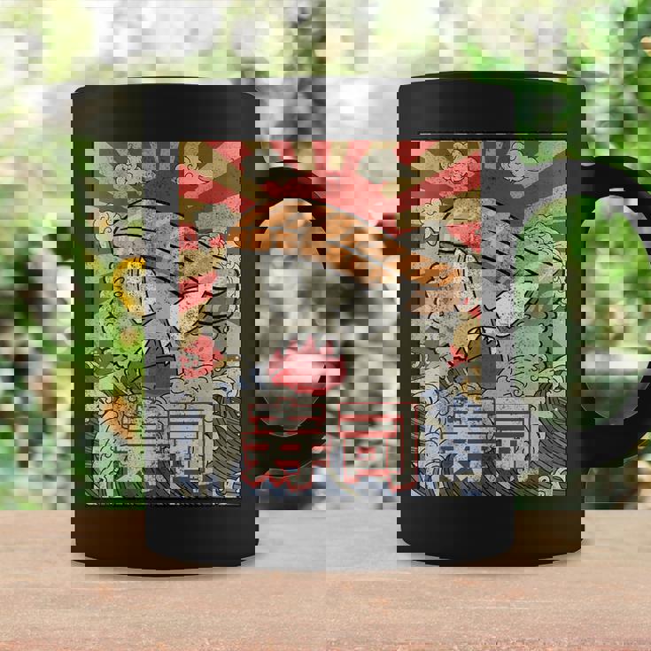 Kaiju Sushi Great Wave Off Kanagawa Japanese Aesthetic Coffee Mug Gifts ideas