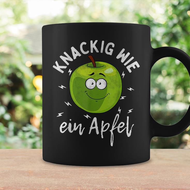 Knackig Wie Ein Apple Nutritionitamin Fruit Apple Saying Tassen Geschenkideen