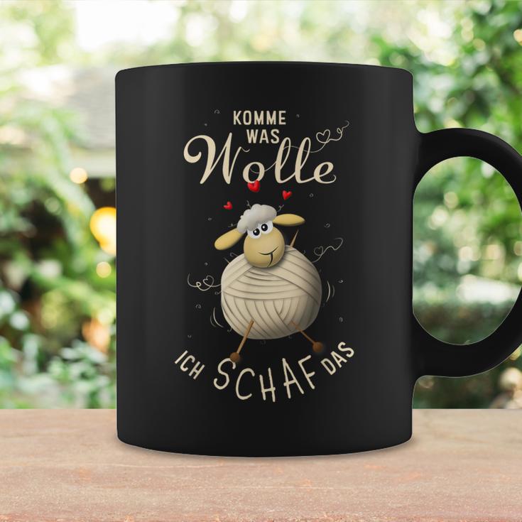 Komme Was Wolle Ich Schaf Das Handmade Fan Tassen Geschenkideen