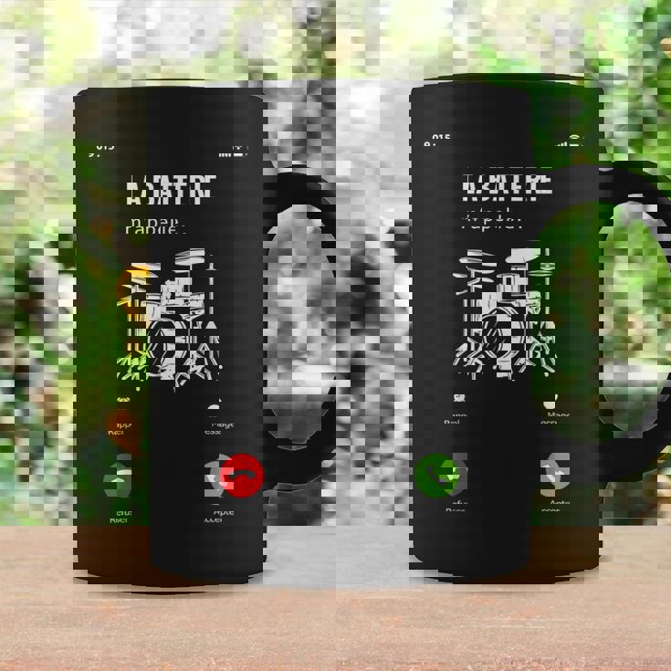 La Batterie M'appelle Idée Cadeau Drôle Musicien Batterie Tasse Idées cadeaux