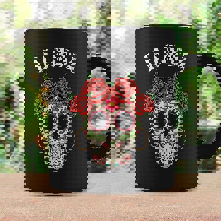 La Jefa Sugar Skullêtements Mexicain Dia De Los Muertos Dead Tasse Idées cadeaux