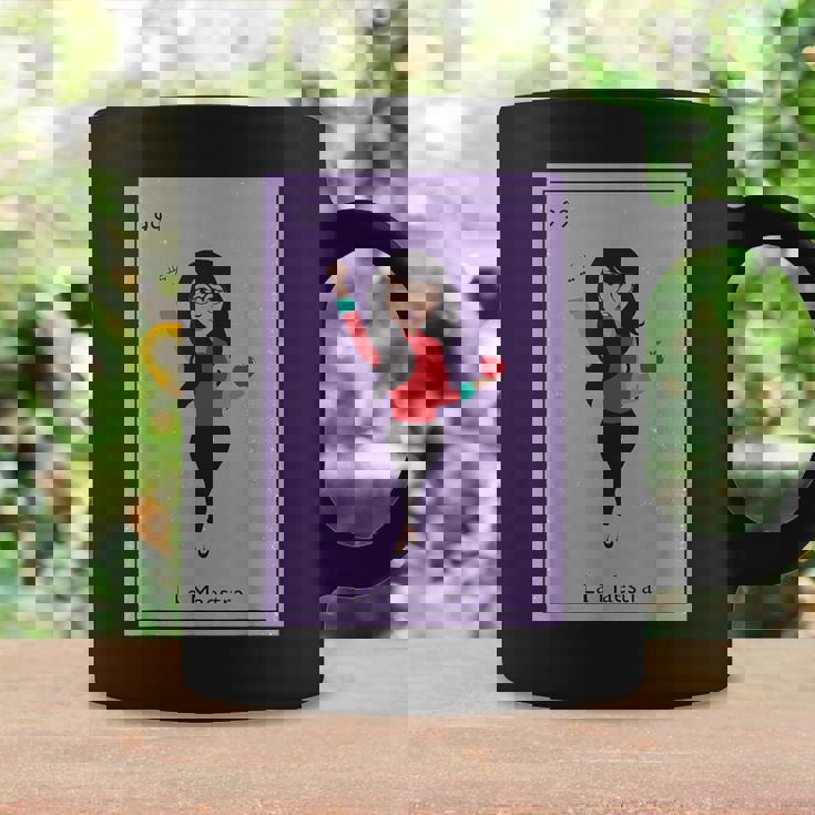 La Maestra Mexican Bingo Card Teacher Lottery Card Coffee Mug Gifts ideas