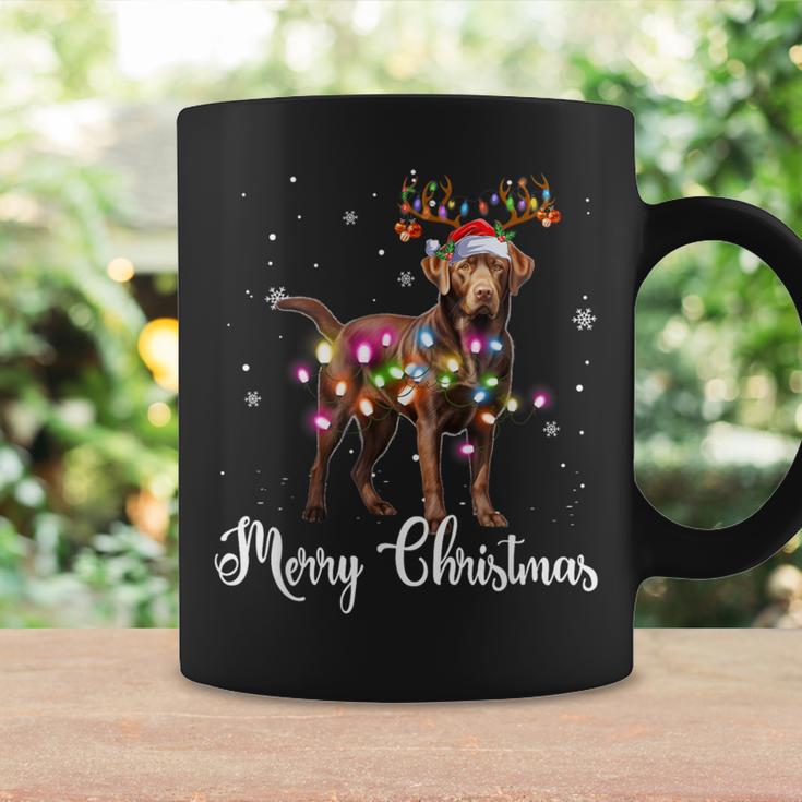 Labrador Retriever Christmas Reindeer Dog Lover Tassen Geschenkideen