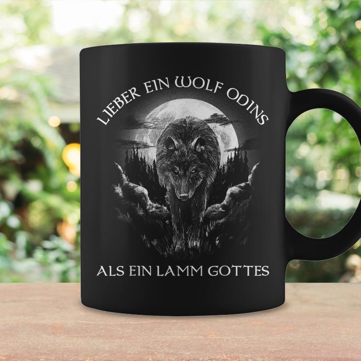 Lieber Ein Wolf Odins Als Ein Lamm Gottes Nordic Tassen Geschenkideen