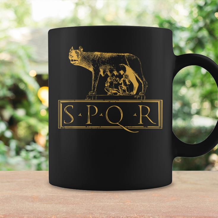 Loba Capitolina Spqr Roma Taza de café Ideas de regalos