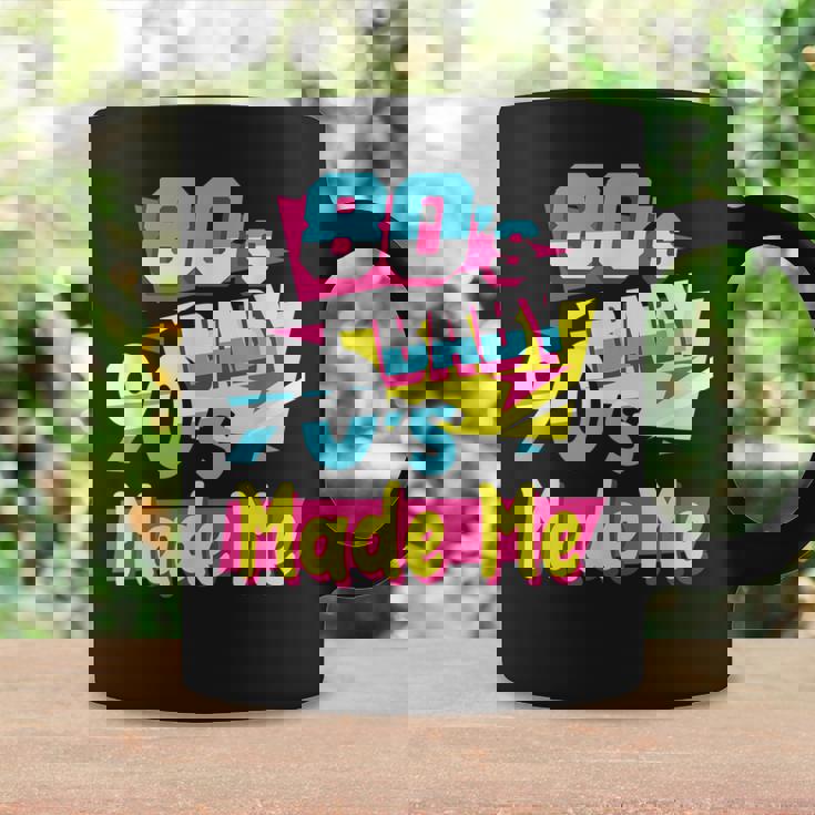 Los Años 80'S Baby 90'S Made Me Retro Nostalgia De Los 80 Taza de café Ideas de regalos