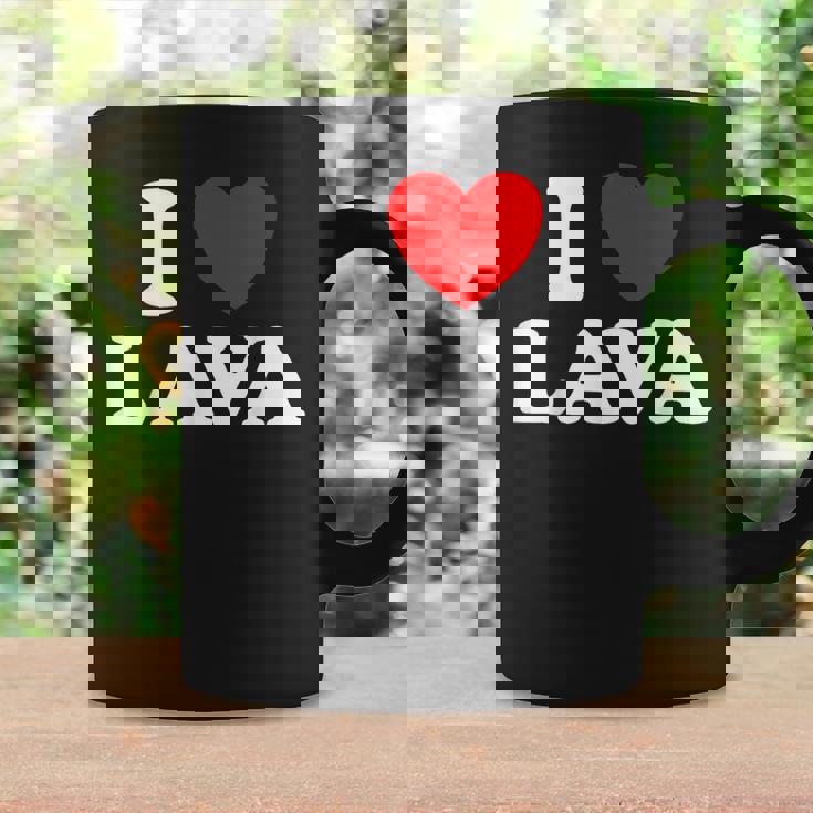 I Love Lava Divertente Hawaii Magmaolcano Flowolcanology Fan Tazze Ideas de regalos