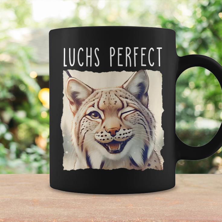 Luchs Perfect X Lynx Bobcat Looks Perfect Lustiger Luchs Tassen Geschenkideen