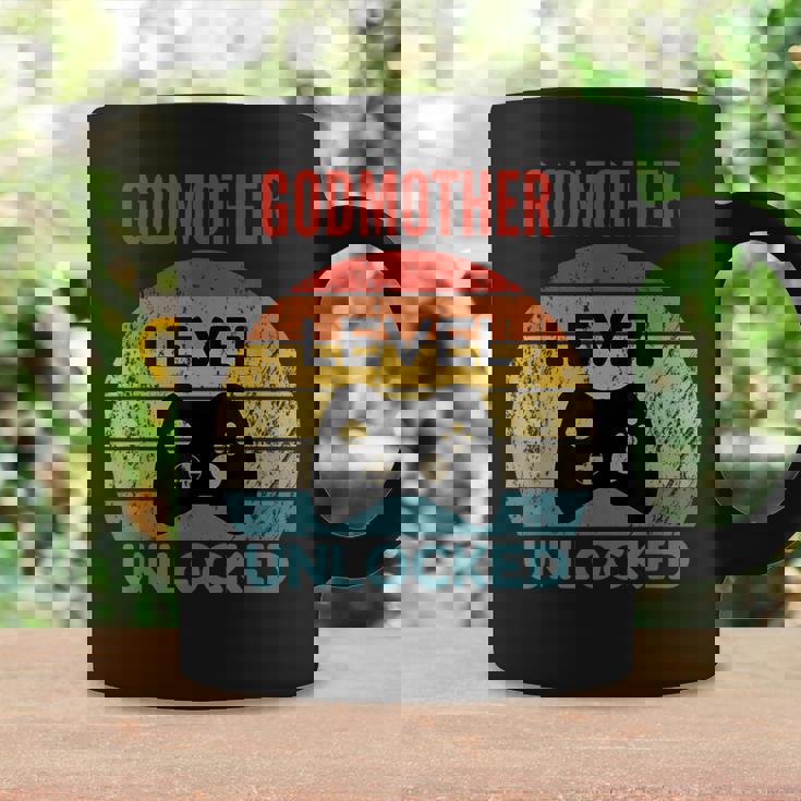 Madrina Nivel Desbloqueado Regalo De Jugador Para Nueva Madrina Taza de café Ideas de regalos