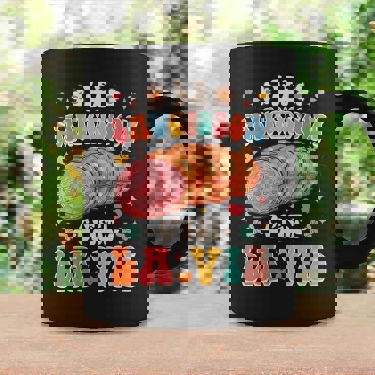 Maman Saucisson Saucisses Drôle Le Saucisson C'est Laie Tasse Idées cadeaux