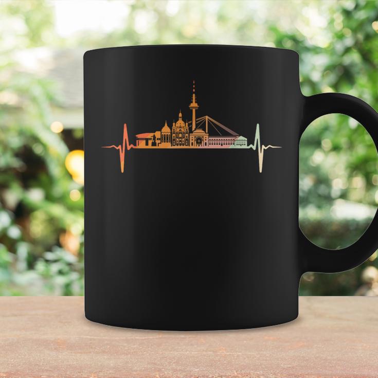 Mannheim Skyline Heartbeat Retrointage Style Tassen Geschenkideen