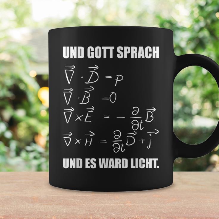 Maxwell Gott Sprach Und Es Ward Licht God Speech And Tassen Geschenkideen