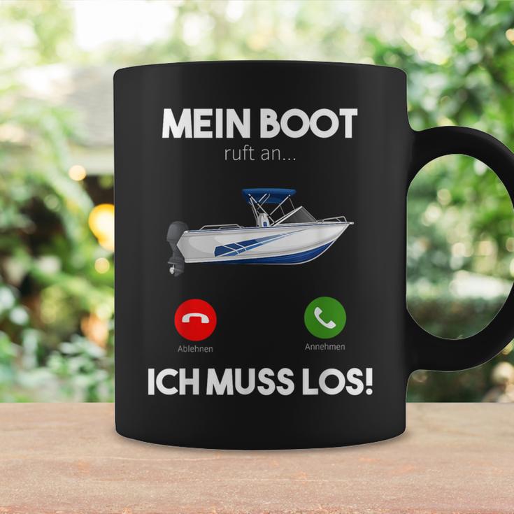 Mein Boot Ruft An Ich Muss Los Motorboat Yacht Ship Tassen Geschenkideen