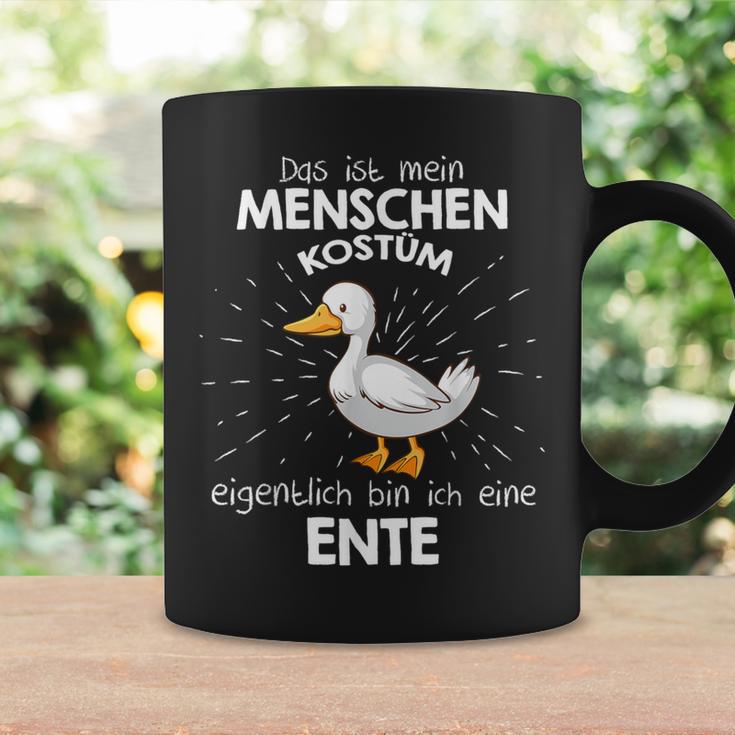 Mein Menschen Kostüm Bin Ich Eine Ente German Langu Tassen Geschenkideen