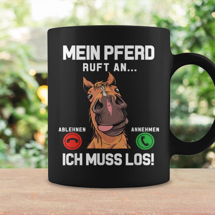 Mein Pferd Ruft An Reiterin Reiter Stall Girls' Tassen Geschenkideen