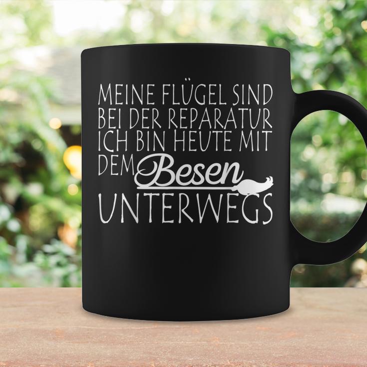 Meine Flügel Sind Bei Der Repatur Underwegs Mit Dem Besen Tassen Geschenkideen