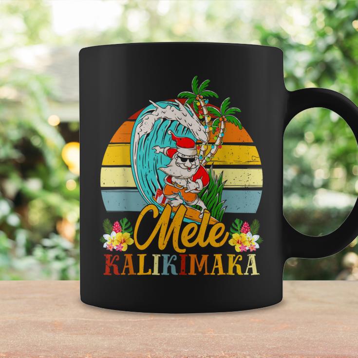 Mele-Kalikimaka Retro Santa Claus Shaka Hawaii Tassen Geschenkideen