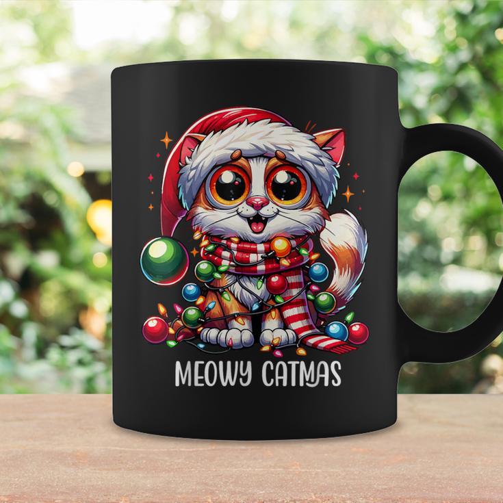 Meowy Catmas Cat Kitten Christmas Outfit Women's Christmas Tassen Geschenkideen