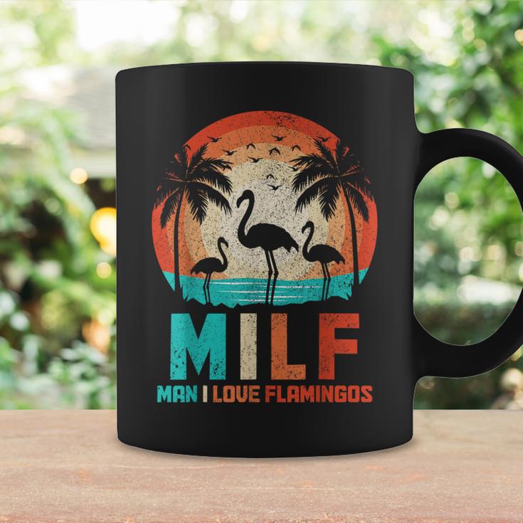 MILF Man I Love Flamingos Lustigerintage Flamingo Liebhaber Tassen Geschenkideen