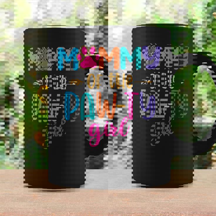 Mommy Of The Birthday Girl Dog Paw Family Matching Party Coffee Mug Gifts ideas