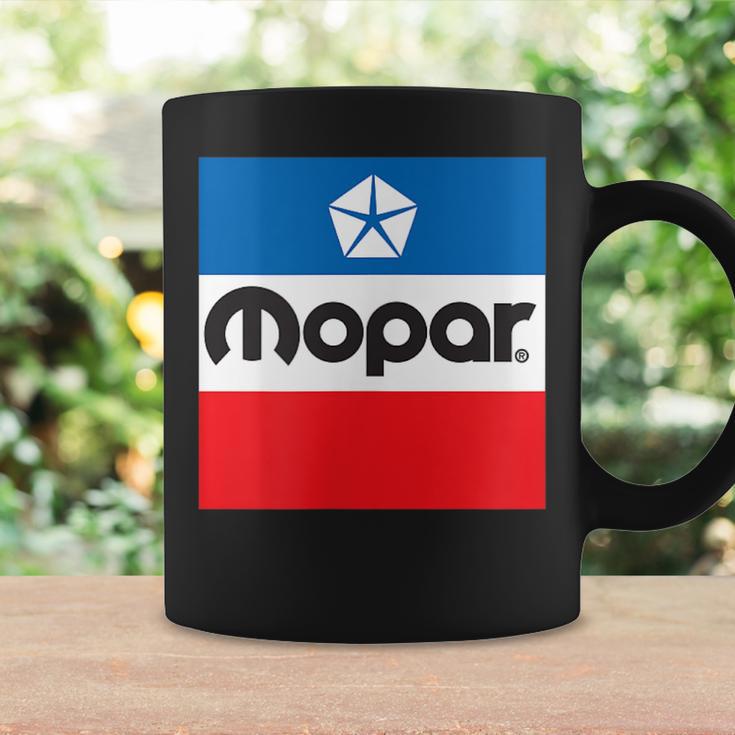 Mopar Retro Flag Logo Tassen Geschenkideen