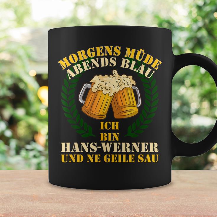 Morgens Müde Abends Blue Hans-Werner Tassen Geschenkideen