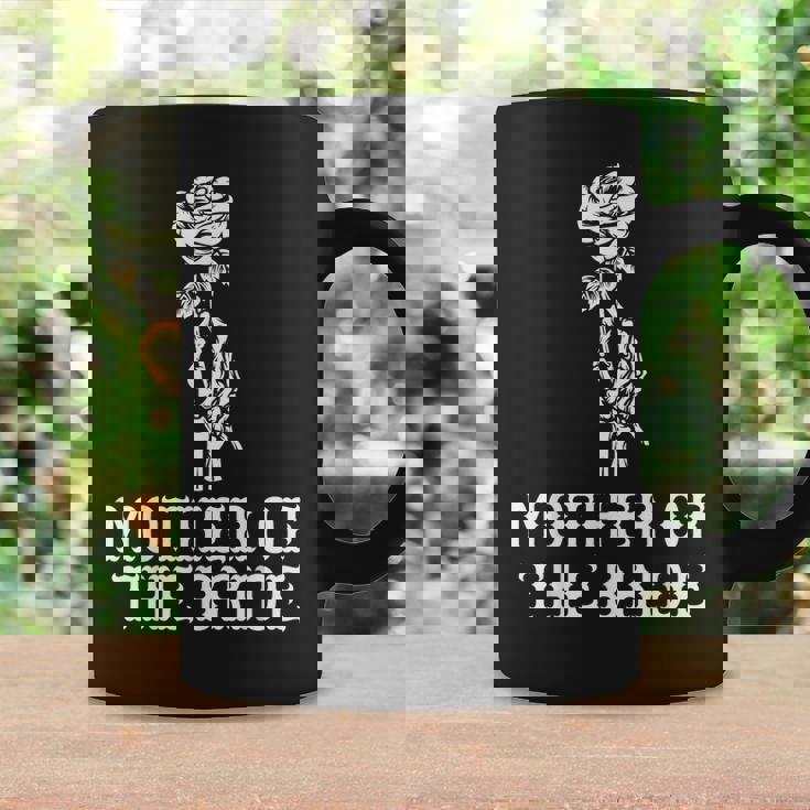 Mother Of The Bride Skeleton Gothic Bachelorette Wedding Coffee Mug Gifts ideas