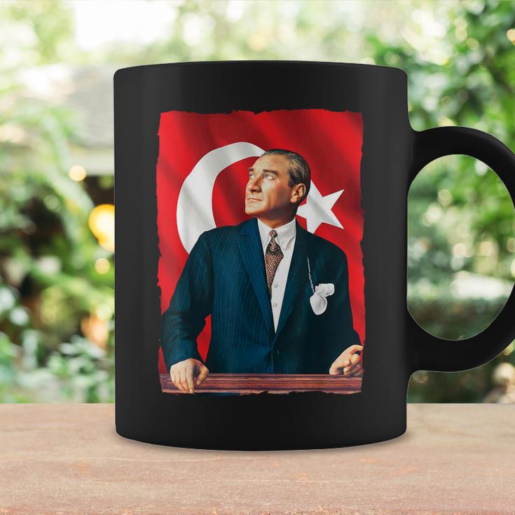 Mustafa Kemal Atatürk And Flag Tassen Geschenkideen