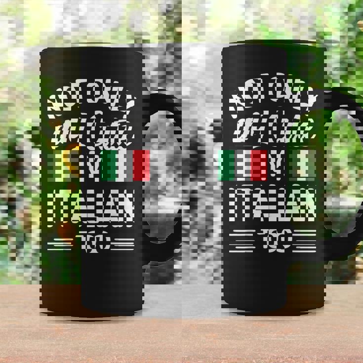 Non Solo Sono Perfetto Sono Italiano Troppo Divertente Italiano Tazze Ideas de regalos