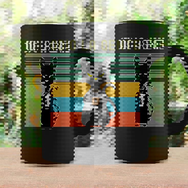 Odio La Gente Gatto Caffè Divertente Regalo Gatto Tazze Ideas de regalos